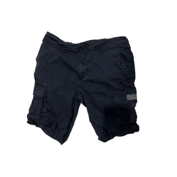 Union Bay Black Cargo Shorts Mens Waist 32 - Picture 1 of 4